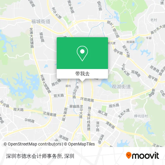 深圳市德水会计师事务所地图