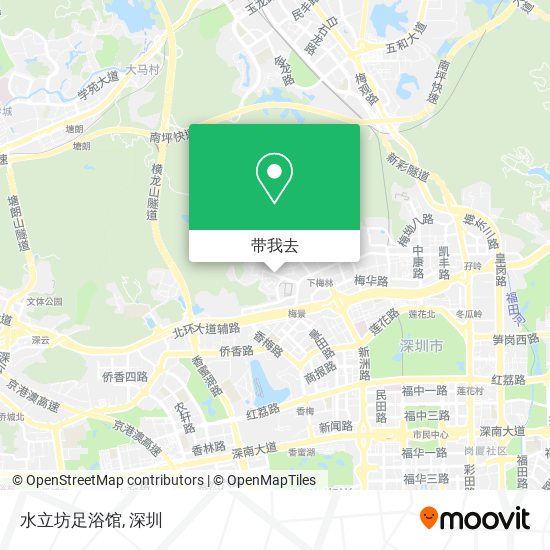 水立坊足浴馆地图