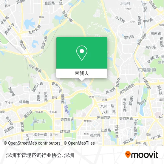 深圳市管理咨询行业协会地图