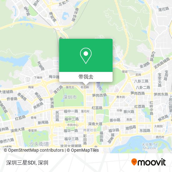 深圳三星SDI地图