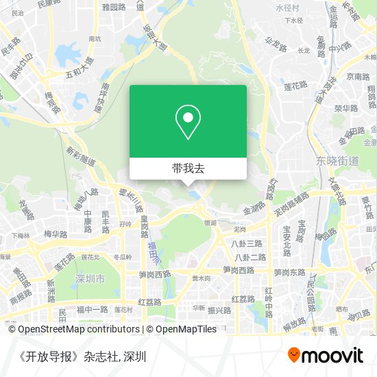 《开放导报》杂志社地图