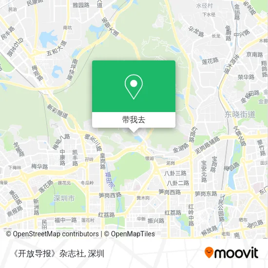 《开放导报》杂志社地图
