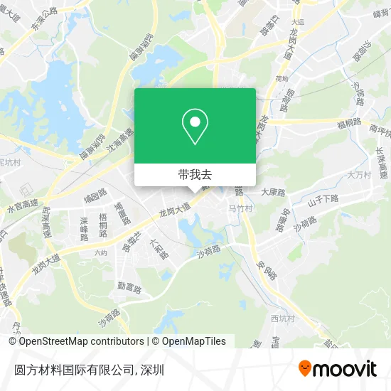 圆方材料国际有限公司地图