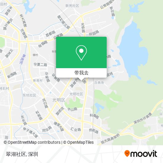 翠湖社区地图