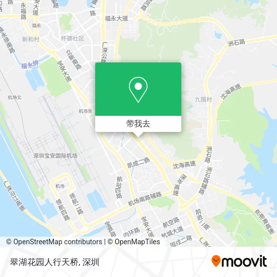 翠湖花园人行天桥地图