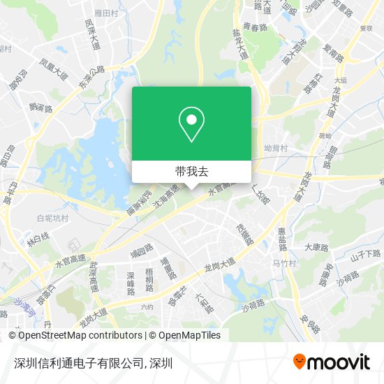 深圳信利通电子有限公司地图