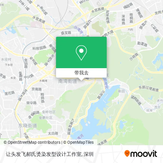 让头发飞郝氏烫染发型设计工作室地图