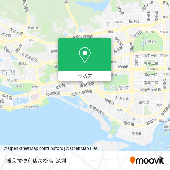 潘朵拉便利店海松店地图