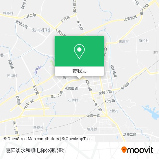 惠阳淡水和顺电梯公寓地图