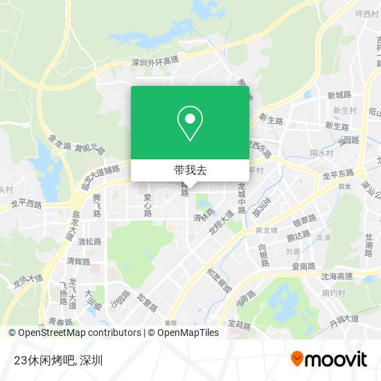 23休闲烤吧地图