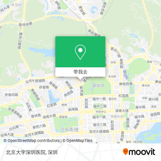 北京大学深圳医院地图