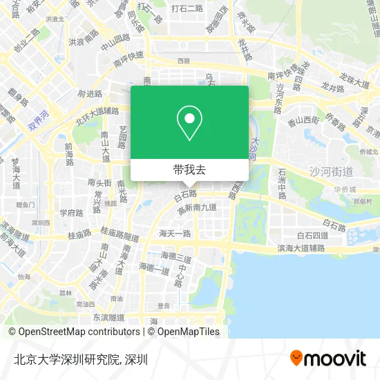 北京大学深圳研究院地图