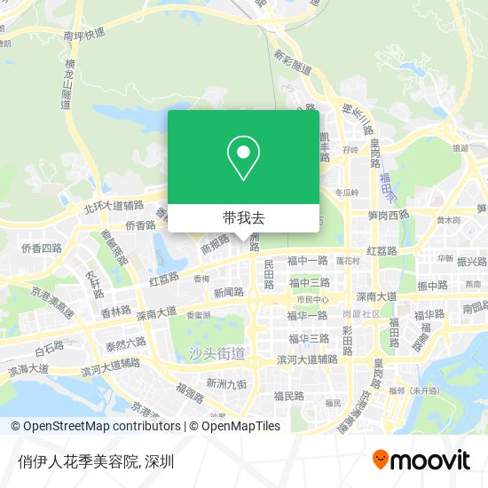 俏伊人花季美容院地图
