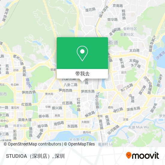 STUDIOA（深圳店）地图