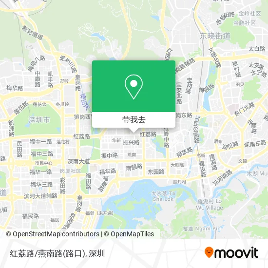 红荔路/燕南路(路口)地图