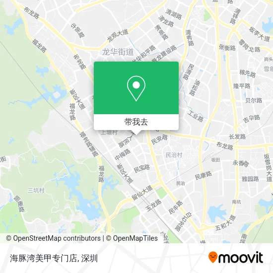 海豚湾美甲专门店地图