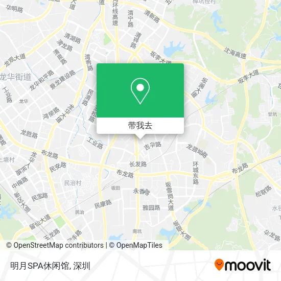 明月SPA休闲馆地图