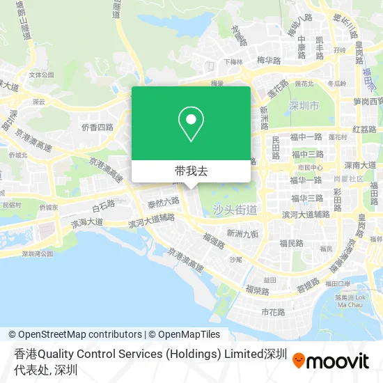 香港Quality Control Services (Holdings) Limited深圳代表处地图