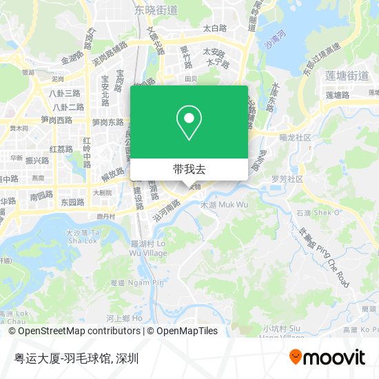 粤运大厦-羽毛球馆地图