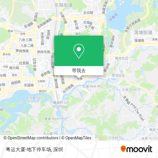 粤运大厦-地下停车场地图