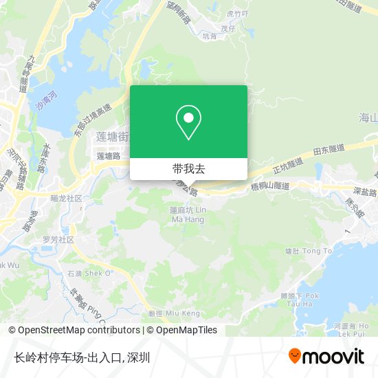 长岭村停车场-出入口地图