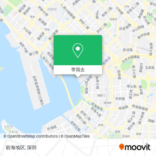 前海地区地图