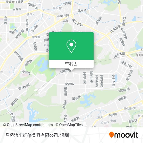 马桥汽车维修美容有限公司地图