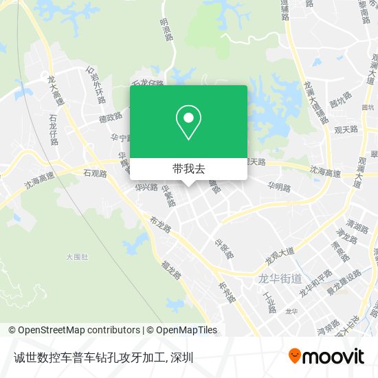 诚世数控车普车钻孔攻牙加工地图