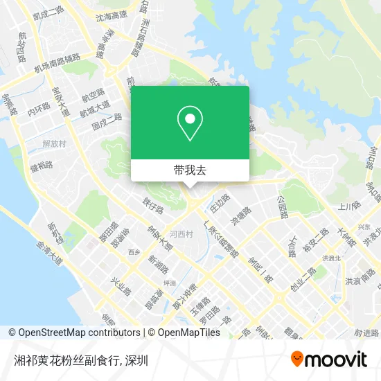 湘祁黄花粉丝副食行地图