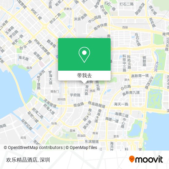 欢乐精品酒店地图