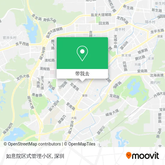 如意院区式管理小区地图