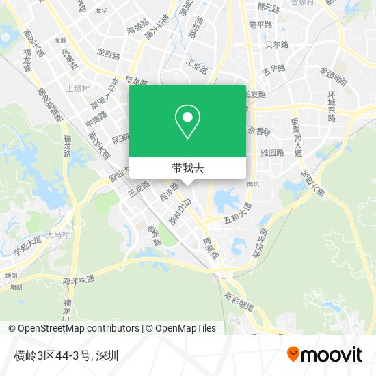 横岭3区44-3号地图