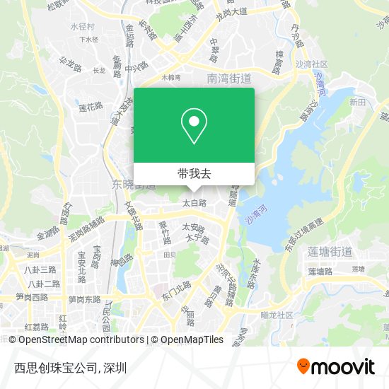 西思创珠宝公司地图