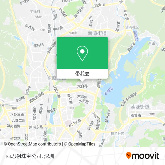 西思创珠宝公司地图