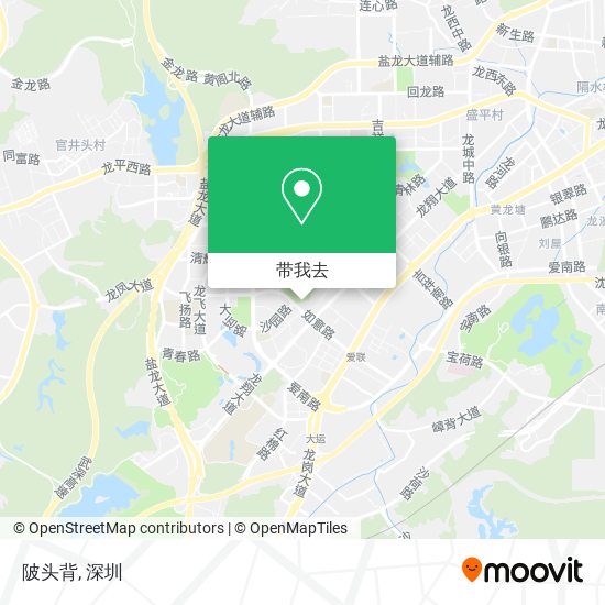 陂头背地图