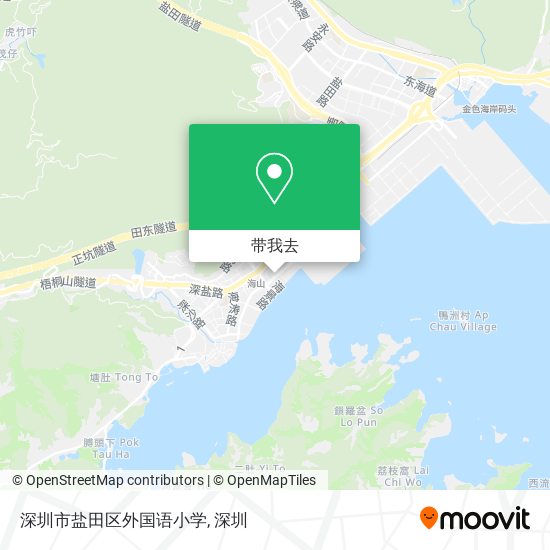 深圳市盐田区外国语小学地图