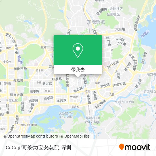 CoCo都可茶饮(宝安南店)地图