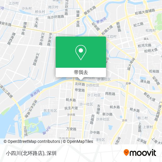 小四川(北环路店)地图