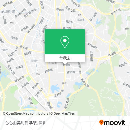 心心由美时尚孕装地图