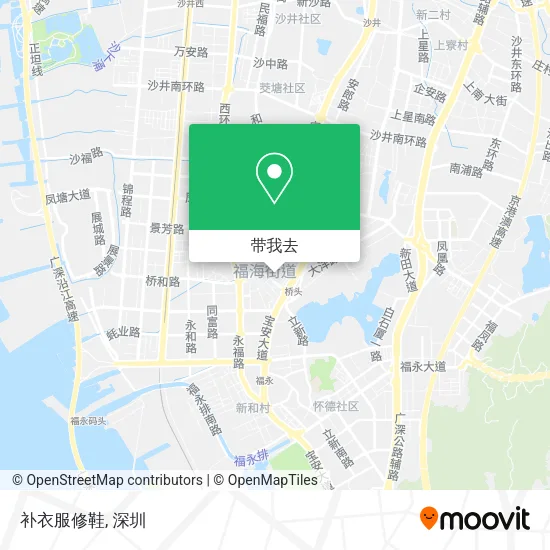 补衣服修鞋地图