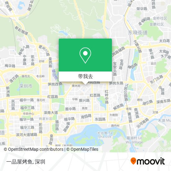 一品屋烤鱼地图