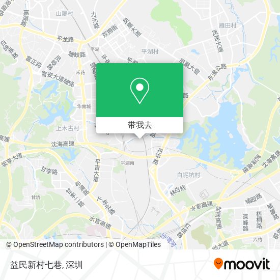 益民新村七巷地图