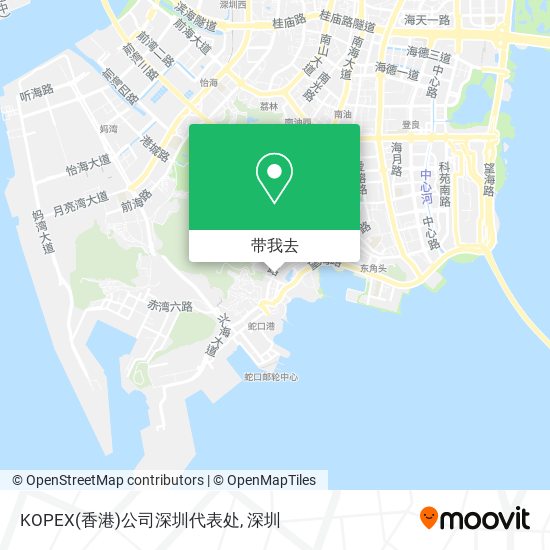 KOPEX(香港)公司深圳代表处地图
