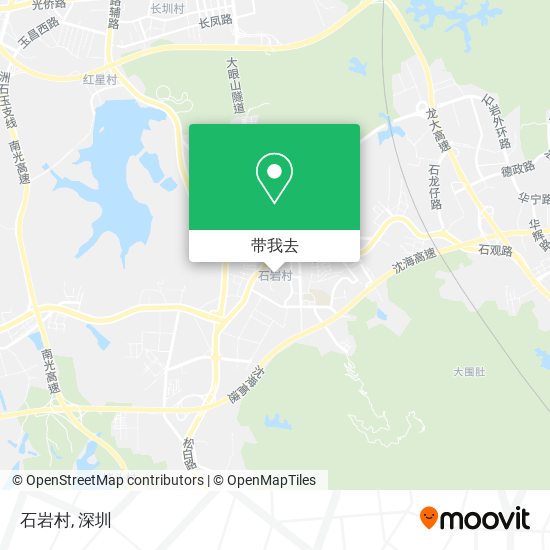 石岩村地图
