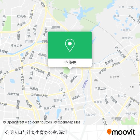 公明人口与计划生育办公室地图