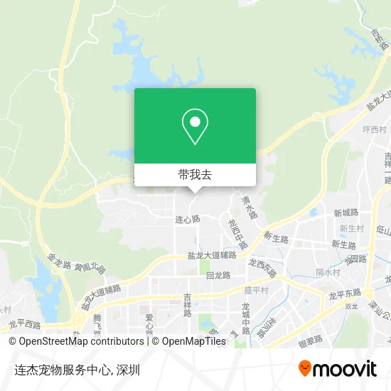 连杰宠物服务中心地图