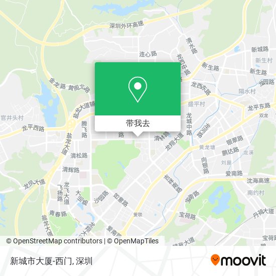 新城市大厦-西门地图