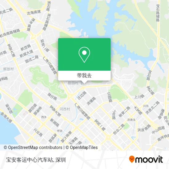 宝安客运中心汽车站地图