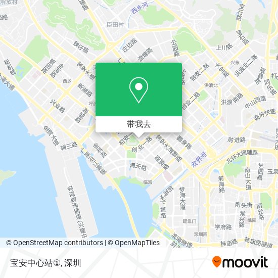 宝安中心站①地图