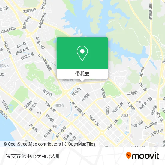 宝安客运中心天桥地图